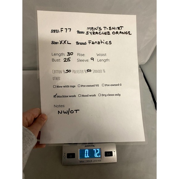 Men's T-Shirt Syracuse Orange - Picture 3 of 3